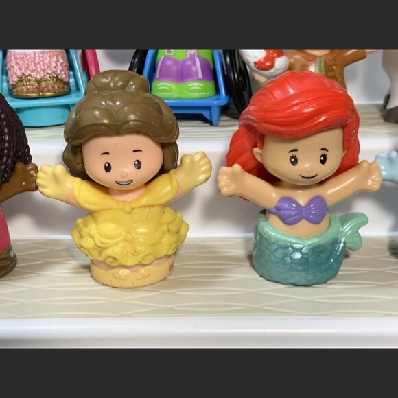 Fisher Price Little People Farmer Cow Disney Princess Barbie Wheelies Lot - Picture 9 of 12